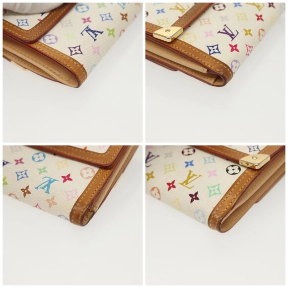 LOUIS VUITTON Multicolor Porte Monnaie Billets Cartes Credit M92983 Auth 130792 - Picture 14 of 16